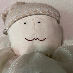 Darling Christmas accent. Sumptuous black velvet and brocade. No stains, tears,